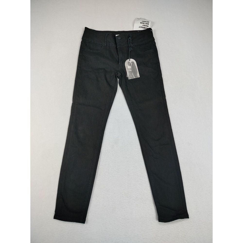 Kendall + Kyle Jeans Women's 11/12  Black High-Rise Skinny Ankle Preppy Designer